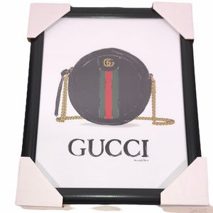 Fairchild Paris Gucci Framed Size 14 X 18